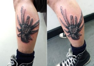 Creepy Tarantula Tattoo