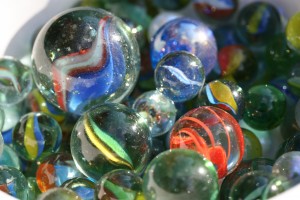 Glass marbles Bante